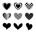 Hearts icons