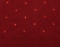 Hearts on knitted wool background Royalty Free Stock Photo