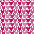 Hearts pattern background. Pink heart seamless pattern. Cute print kids cloth textile design Royalty Free Stock Photo