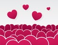 Hearts Pile Royalty Free Stock Photo