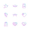 hearts , romantic , love , valentine , rose , flowers , eps icon