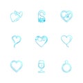 hearts , romantic , love , valentine , rose , flowers , eps icon