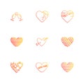 Hearts , romantic , love , valentine , rose , flowers , eps icon