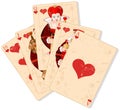 Hearts royal flush