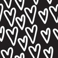 Hearts - seamless background