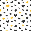 Hearts seamless pattern Royalty Free Stock Photo