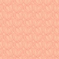Hearts seamless pattern in pastel colors. Design for Saint Valentine`s Day Cards. Royalty Free Stock Photo