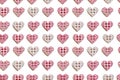 Hearts seamless pattern Royalty Free Stock Photo