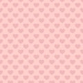 Hearts seamless pattern. Valentines day background. Love romantic theme.