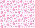 Hearts Seamless Patterns VIntage Cute Vectors Royalty Free Stock Photo