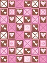 Hearts and squares