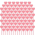 Hearts pattern, symbols background. Valentine`s day and Mother`s day card prink, pink, red colors. Love banner. Illustration Royalty Free Stock Photo