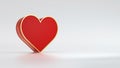 Hearts Symbol Of Cards - 3D Illustration