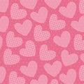 Hearts symbol of love and passion background Royalty Free Stock Photo