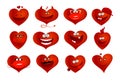 Hearts symbols. Royalty Free Stock Photo