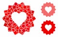 Hearts token Composition Icon of Ragged Items