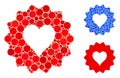 Hearts token Composition Icon of Round Dots