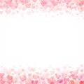 Hearts valentine day background
