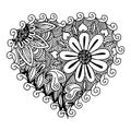 Hearts Zentangle