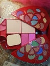 Heartshape kit makeup parlor girlgift