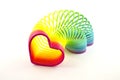 Heartshaped slinky