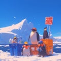 Penguins in a Lemonade Stand, Arctic Adventure