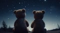 Stargazing Teddy Bears
