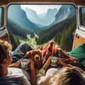 Cozy Campervan Mountain View with Dog