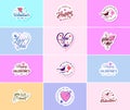Heartwarming Valentine\'s Day Typography and Graphics Stickers