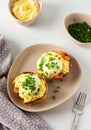 Hearty breakfast with eggs Atlantic Royalty Free Stock Photo