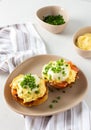 Hearty breakfast with eggs Atlantic Royalty Free Stock Photo