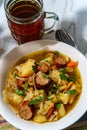 German Bratwurst Oktoberfest Stew