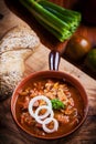 Hearty goulash soup Royalty Free Stock Photo