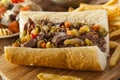 Hearty Italian Beef Sandwich Royalty Free Stock Photo