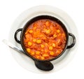 Spicy callos of tripe with vegetables, chorizo and chickpeas