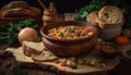 Artisanal caribbean food: Tripe soup