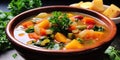 Hearty Vegetable Soup - Comfort in a Bowl - Cozy and Nourishing - Soup Lover\'s Delight