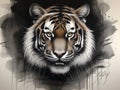 Heas adult tiger for ur wall poster