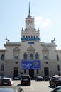 Heat Central Moscow Hippodrome at Khodynka complex structures for testing and trotting racehorses