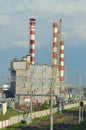 Heat electropower station Royalty Free Stock Photo