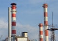 Heat electropower station Royalty Free Stock Photo