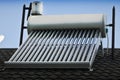 Heat Exchange - Solar Heater Royalty Free Stock Photo