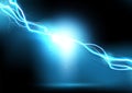 Heat lighting. Electrical energy. Royalty Free Stock Photo