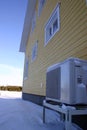 Heat pump warming Royalty Free Stock Photo