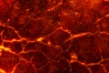 Heat red cracked ground texture Royalty Free Stock Photo