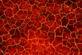 Heat red cracked ground texture Royalty Free Stock Photo