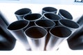 Heat-shrink pipes of increased heat resistance at the stand