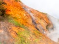 Heat stream in Deildartunguhver hot spring, Iceland