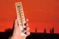 Heat Wave High Temperatures Royalty Free Stock Photo