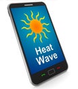 Heat Wave On Mobile Means Hot Weather